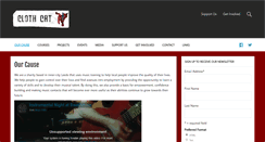 Desktop Screenshot of clothcatleeds.org.uk